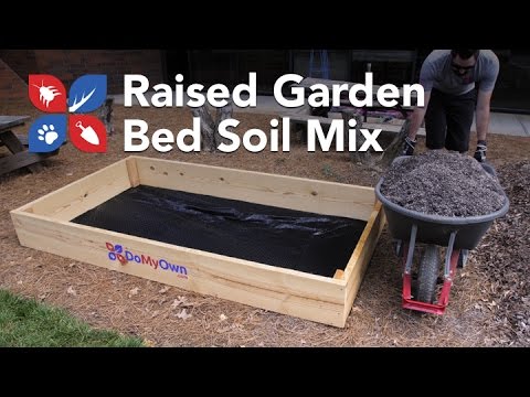Do My Own Gardening Raised Garden Bed Soil Mix Ep2 Youtube