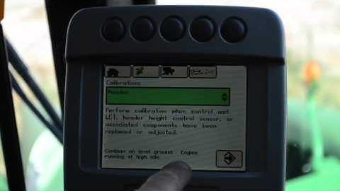 70 Header Calibration - 70 Series