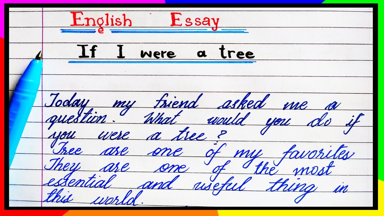 i was a tree essay