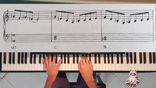 Video thumbnail of "Jazz Hanon - N.6 - piano tutorial"