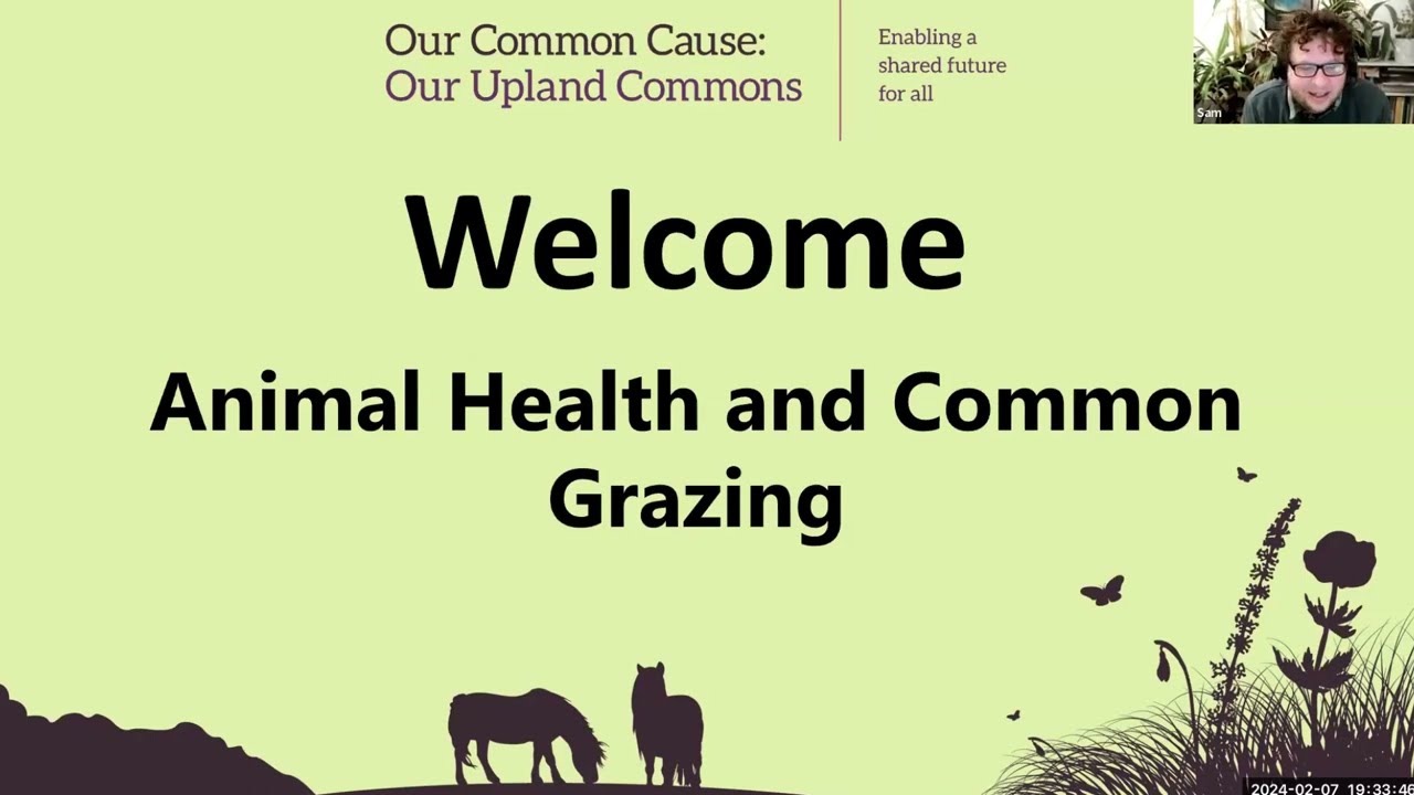Animal Health and Common Grazing Webinar