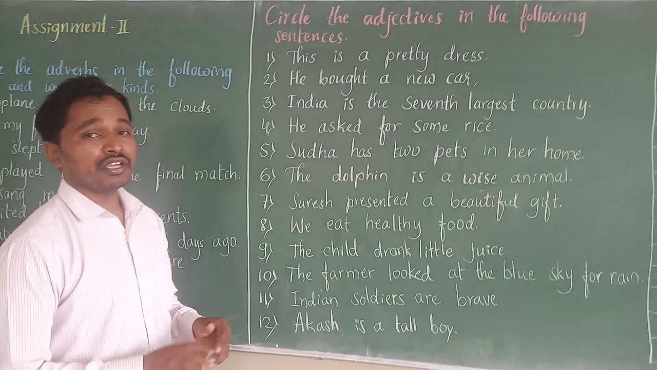 Cbse class 6 english grammar home assignment ii day 9 youtube