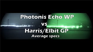 Gen 2 Photonis Echo White Phosphor vs Gen 3 Elbit / Harris Green Phosphor Night Vision