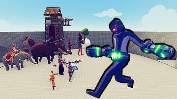 TITANIUM BOXER vs ALL TABS POWERFUL ARMY - Totally Accurate Battle Simulator TABS