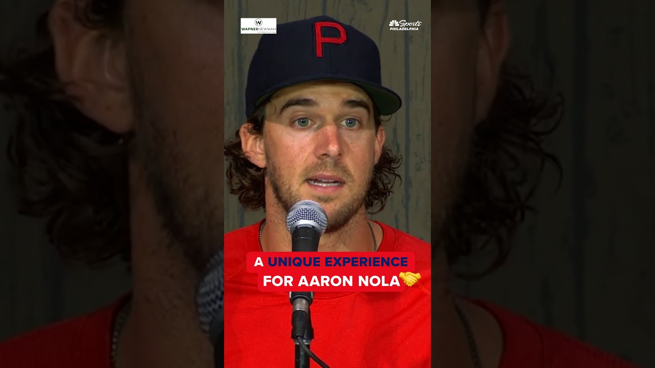 Where does pitching in a cornfield rank for Aaron Nola on his long list of accomplishments? 🌽