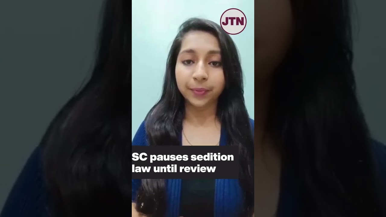 (Hindi) SC pauses sedition law until review 