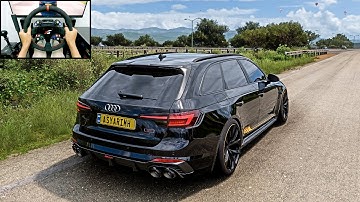 900HP Audi RS4 Avant 18 - Forza Horizon 5 | Simagic Alpha Ultimate gameplay