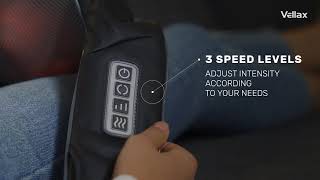 Vellax Shiatsu Massager - Japanese Deep Kneading Techniques at Your Fingertips.
