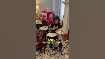 Growing with my drums! *AGE 1-8*