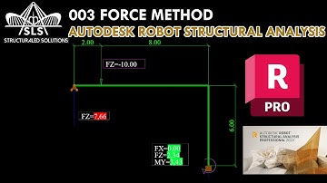 003 Force Method | Autodesk Robot Structural Analysis
