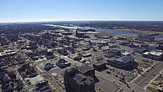 Drone video of Bay City, MI