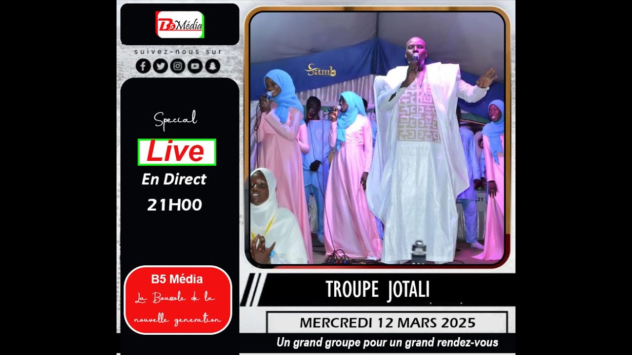 EN DIRECT :  LIVE spécial avec la troupe JOTALI