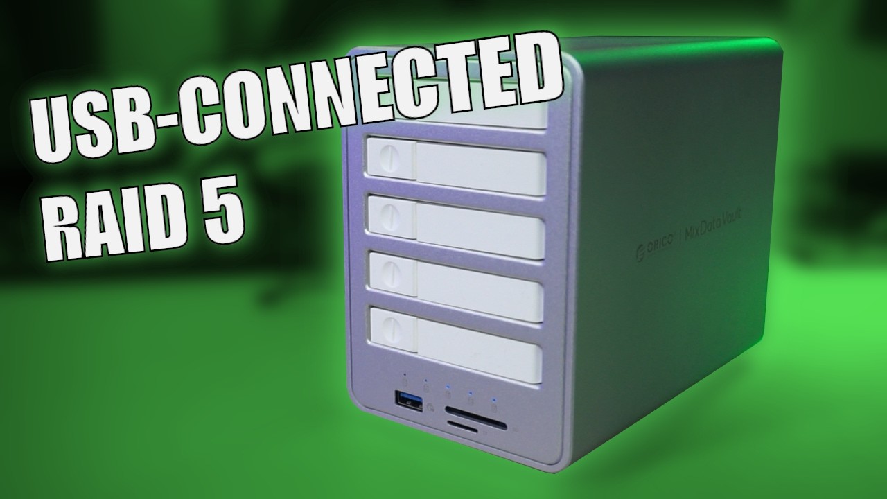 No Need for a Network! Orico MixVault 8858RC3 review - YouTube