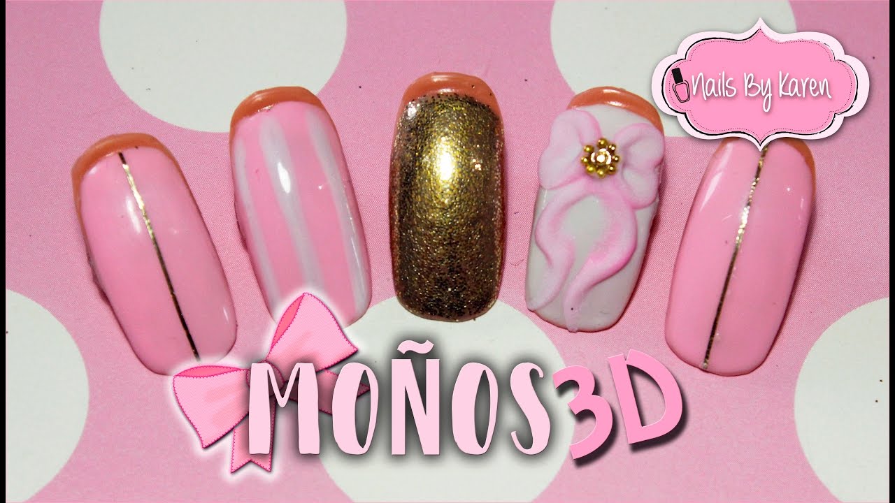 Moños 3D para tus UÑAS 🎀 - thptnganamst.edu.vn