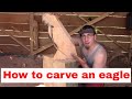 How to chainsaw carve a basic eagle