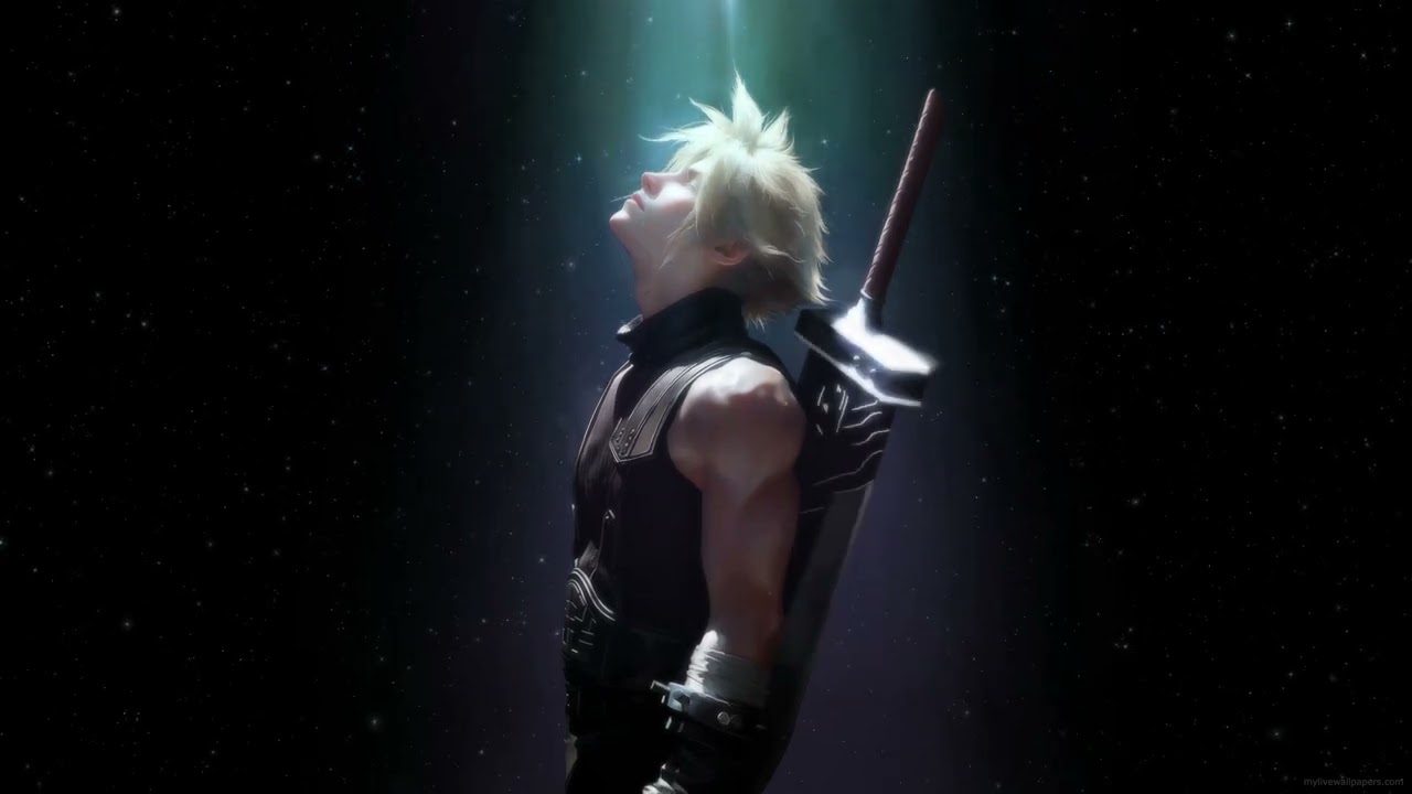 4K Live Wallpaper - Cloud Strife FF7 