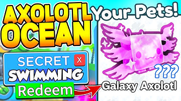 NEW AXOLOTL OCEAN WORLD PETS UPDATE IN PET SIMULATOR X! Roblox