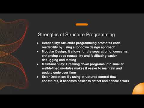 Strengths of structured programming