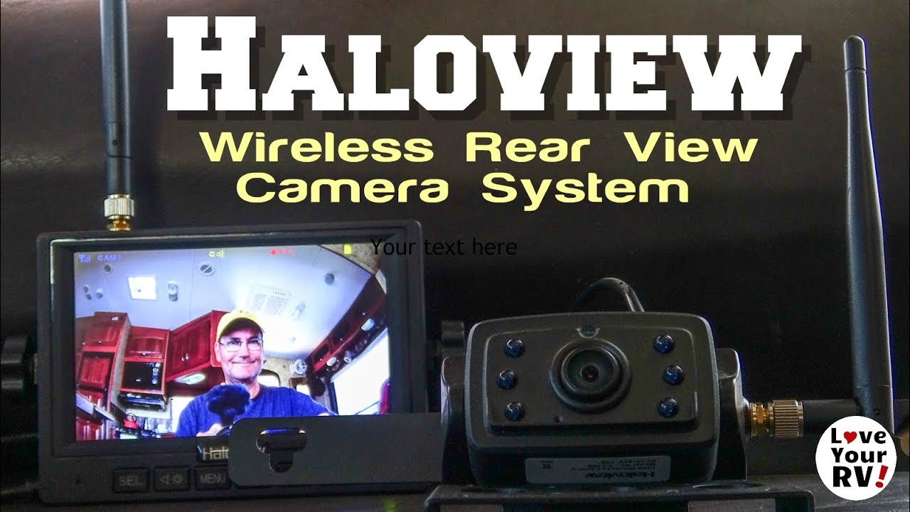 Haloview MC5101 Digital Wireless Backup Camera System Kit 5 LCD Reversing Monitor and IP69K Waterproof Rear View Camera for Truck/Trailer/Bus/RV/Pickups/Camper/Van/Farm Machine Car 