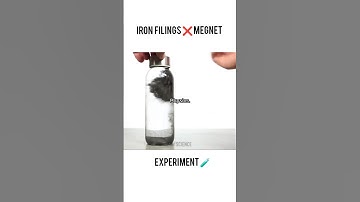 Iron filings VS Megnet Science 🧪 Experiment | What Happened in Experiment #iron #filing #megnet
