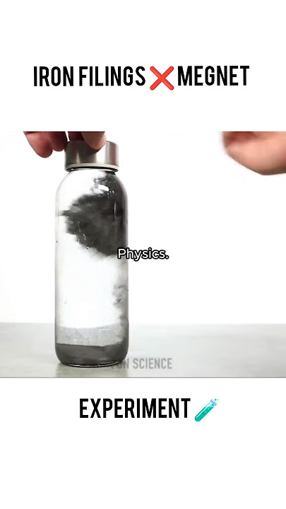 Iron filings VS Megnet Science 🧪 Experiment | What Happened in Experiment #iron #filing #megnet