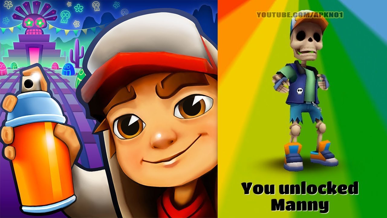 Subway Surfers  MANNY MARIACHI Outfit Unlock - HALLOWEEN in MEXICO #10 By  Kiloo 