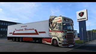 ETS2 1.40.X SCANIA RJL LOW DECK CHASSİS MOD/OPEN PİPE SOUND MOD/REALISTIC TRUCK PHYSICS MOD LINKS👇👇👇