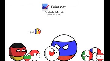 How to make a Countryball on paint.net - TUTORIAL