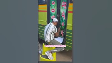 ranadheera express 💛❤️NWKRTC 💚#bus #karnataka #ranadheera #nwkrtc #sirasi #karnatakaexpress #hubali