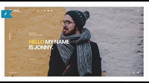 Jonny - One Page HTML Template | Themeforest Templates