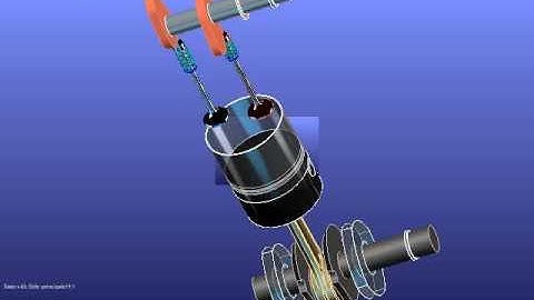 Pro/Engineer engine animation