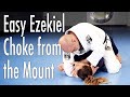 Easy ezekiel choke from mount position