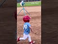 Little boy crushes baseball  shorts
