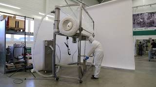 ILC Dover Flexible Isolator with height adjustment