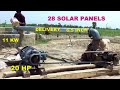 11 Kw Solar Tube Well System 28 Solar Panels 20 Hp Motor Delivery 6 5 inch