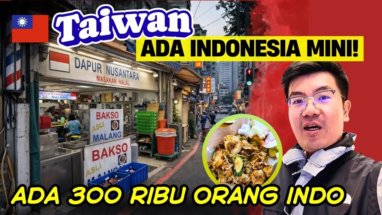 KAMPUNG INDONESIA DI TAIWAN | ADA 300 RIBU TKI DI SINI