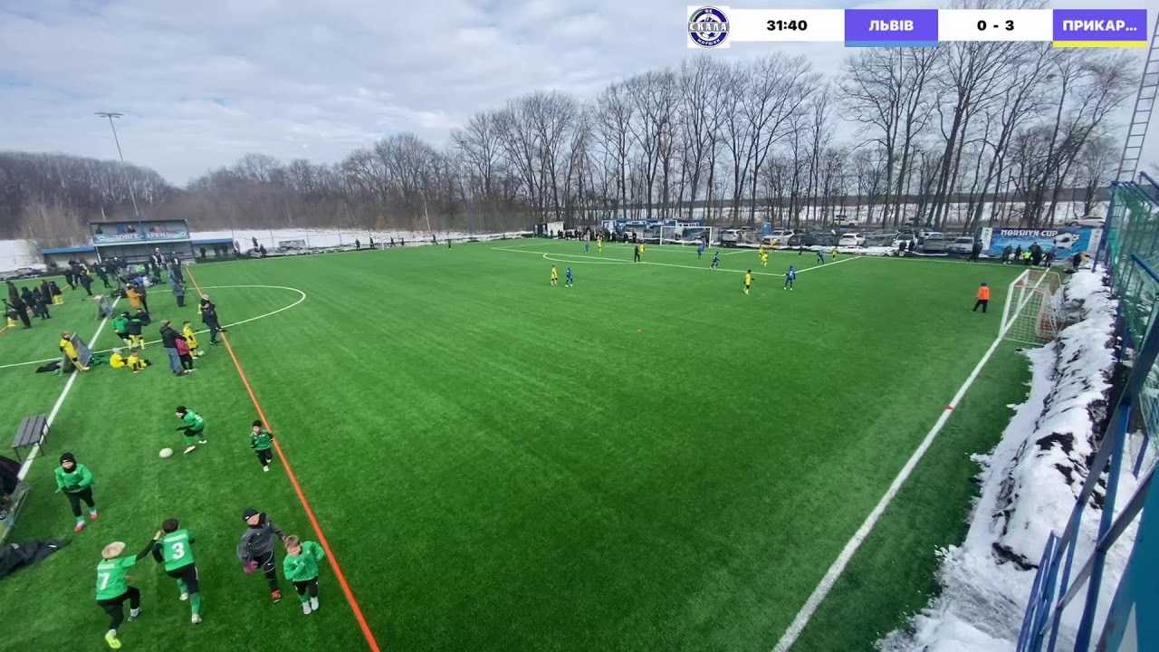 Morshyn winter cup 2026 U-11 22.02 Поле1
ЛЬВІВ VS ПРИКАРПАТТЯ