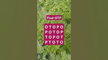Observation Visual Test: 5 Seconds ForYou To Spot OTP. Try Your Skills! #search #puzzle #shorts