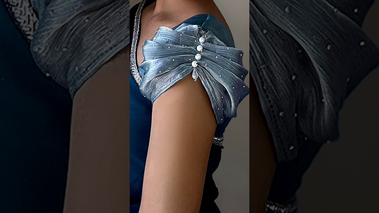 Trending sleeves design cutting and stitching