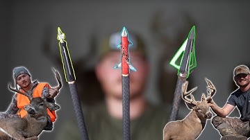 We Tested 3 NEW Broadheads On DEER! - Showing Kill Shot Evidence