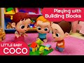 [리틀베이비 코코] Playing with Building Blocks🏠️ | 온가족 동요 | 영어동요🎵 | 장난감 | 블록 | 만들기 | 자동차 | LittlebabyCoCo