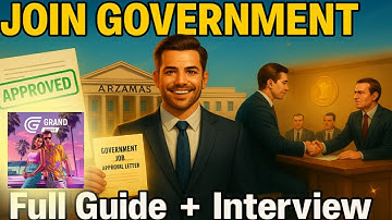 How to JOIN GOVERNMENT in Grand Mobile RP | Full Guide + Interview Tips