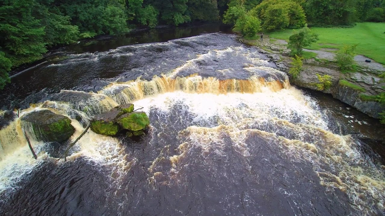 Aysgarth Waterfalls - Yorkshire Dales - Drone Junkees U.K