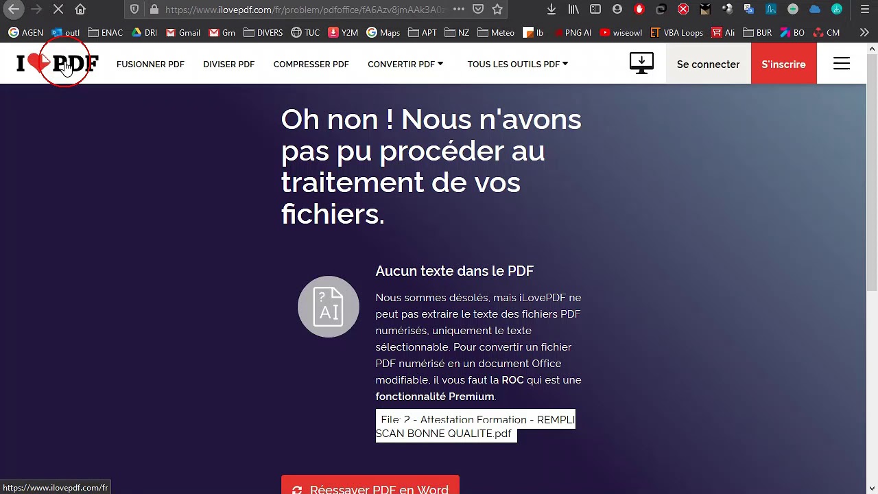 PDF 1 Modifier Le Contenu D un PDF Word IlovePDF YouTube