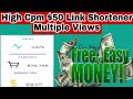New Link Shortener Highest Paying $50 Payment Proof Url Shortener