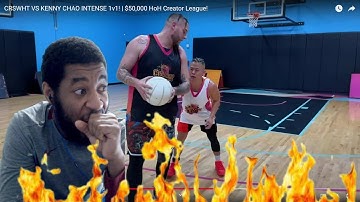 This got really physical! Kenny Chao vs Crswht 1v1 HOH basketball.