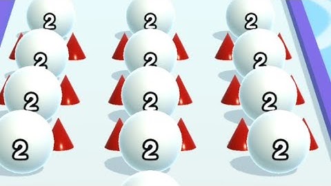 Ball Run 2048 - All Levels Gameplay Android,iOS Level 91-100