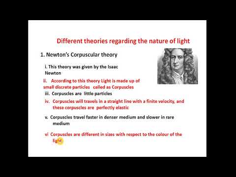 Newton corpuscular theory of light