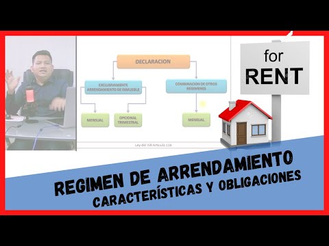 Regimen arrendamiento de