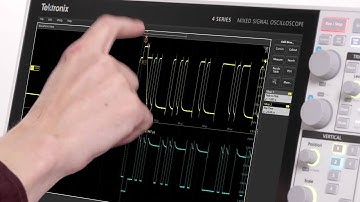 4 Series B MSO - Waveform Display and Controls